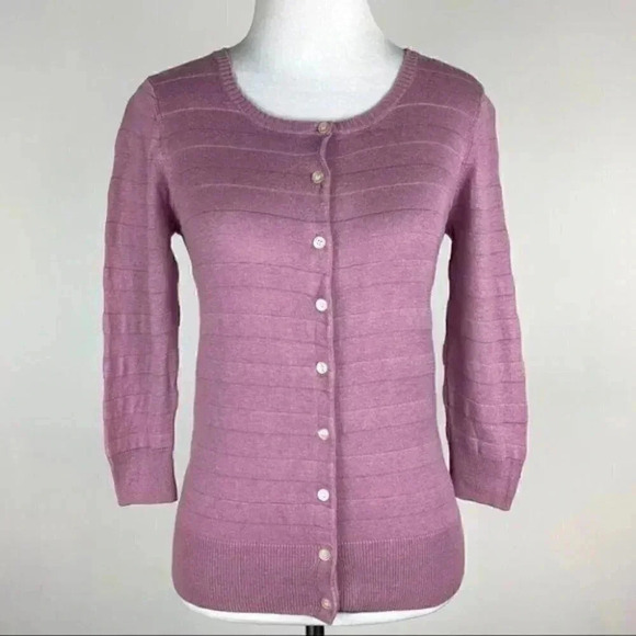 The Limited sweater size XS pink mauve cardigan - Picture 8 of 8